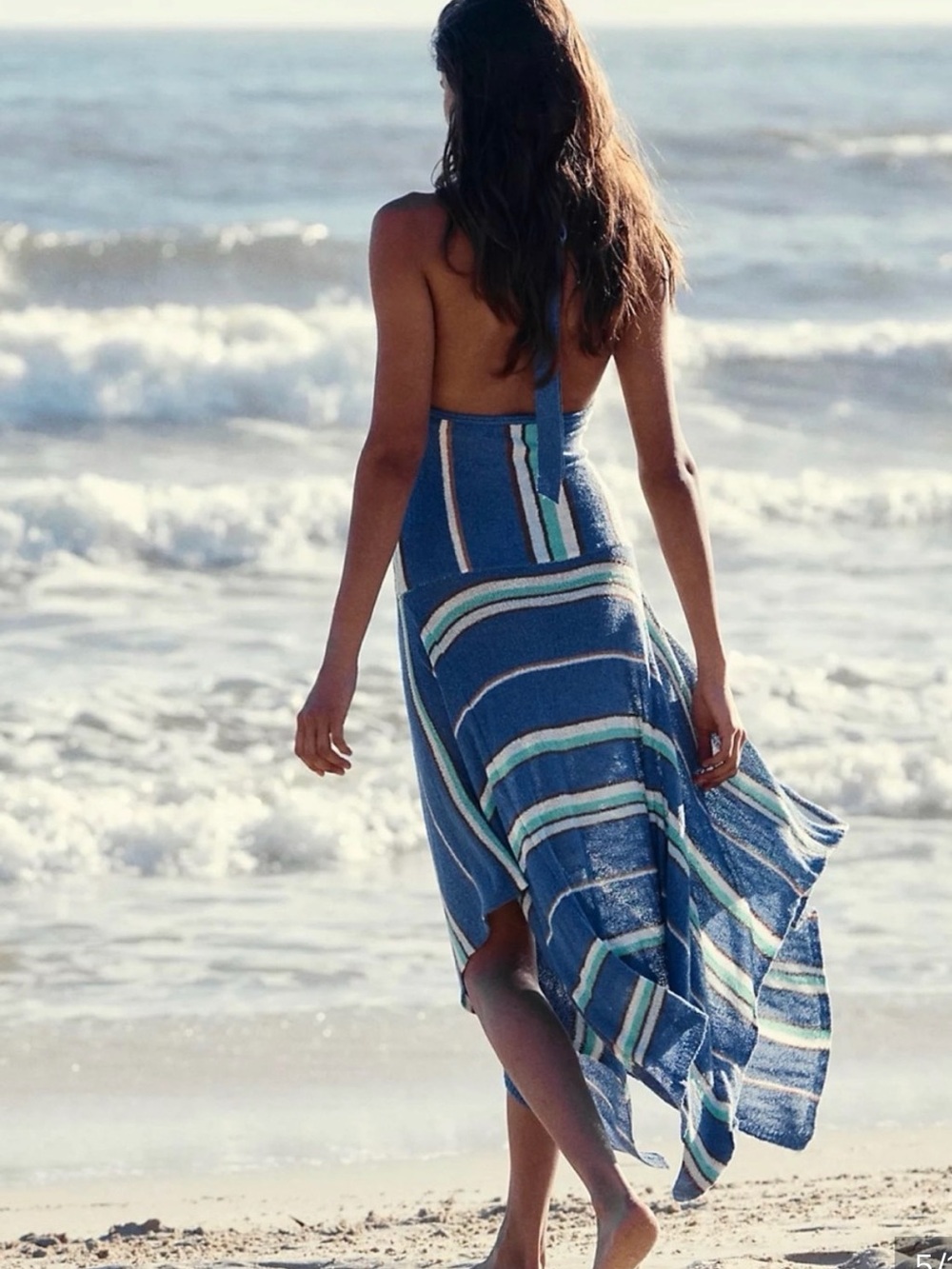 Free People - Free-est Asymmetrical Knit halter dress - Large - Picture 3 of 9